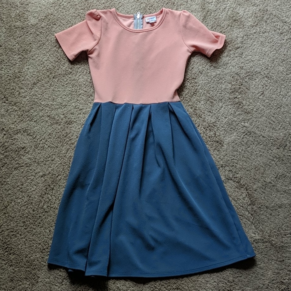 Two tone lularoe dress